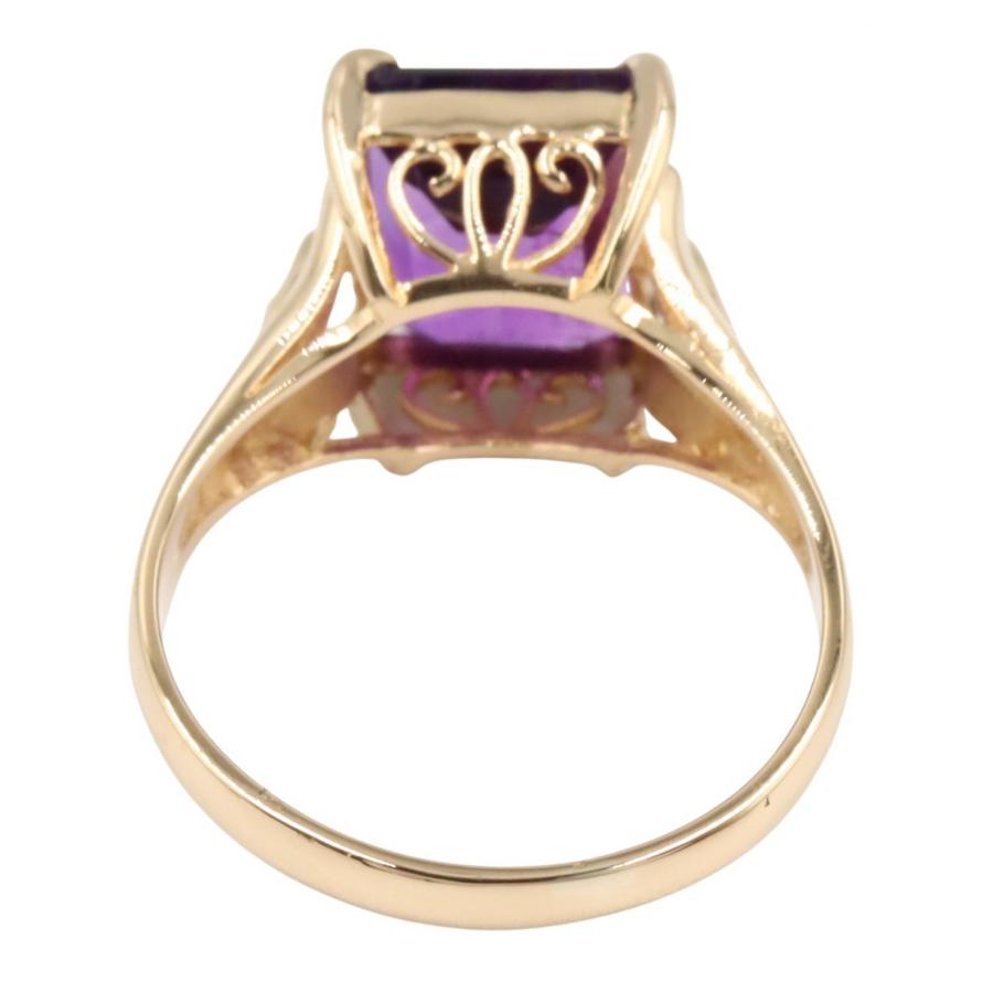ジュエリー アメジスト リング ブランドオフ JEWELRY K18（イエロー