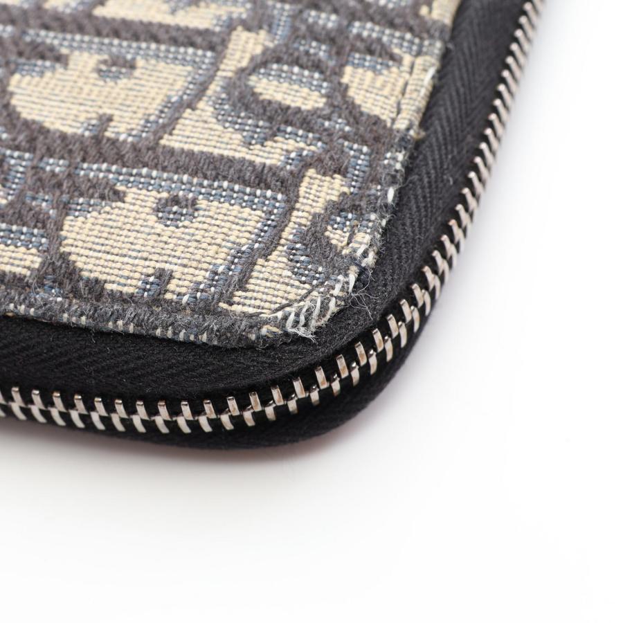 ディオール オブリーク ブランドオフ Dior キャンバス ラウンド長財布