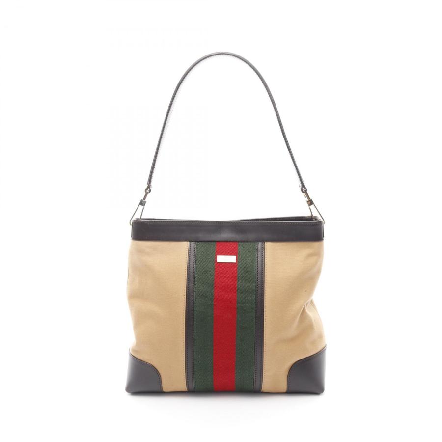 GUCCI グッチ シェリーライン ブランドオフ キャンバス ショルダー 