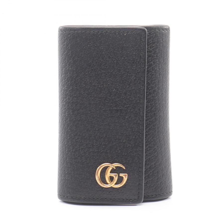 ✨未使用展示品✨　GUCCI キーケース　マーモント　インターロッキング　6連 GUCCI（グッチ） キーケース レディース ブランド 6連 レザー GG