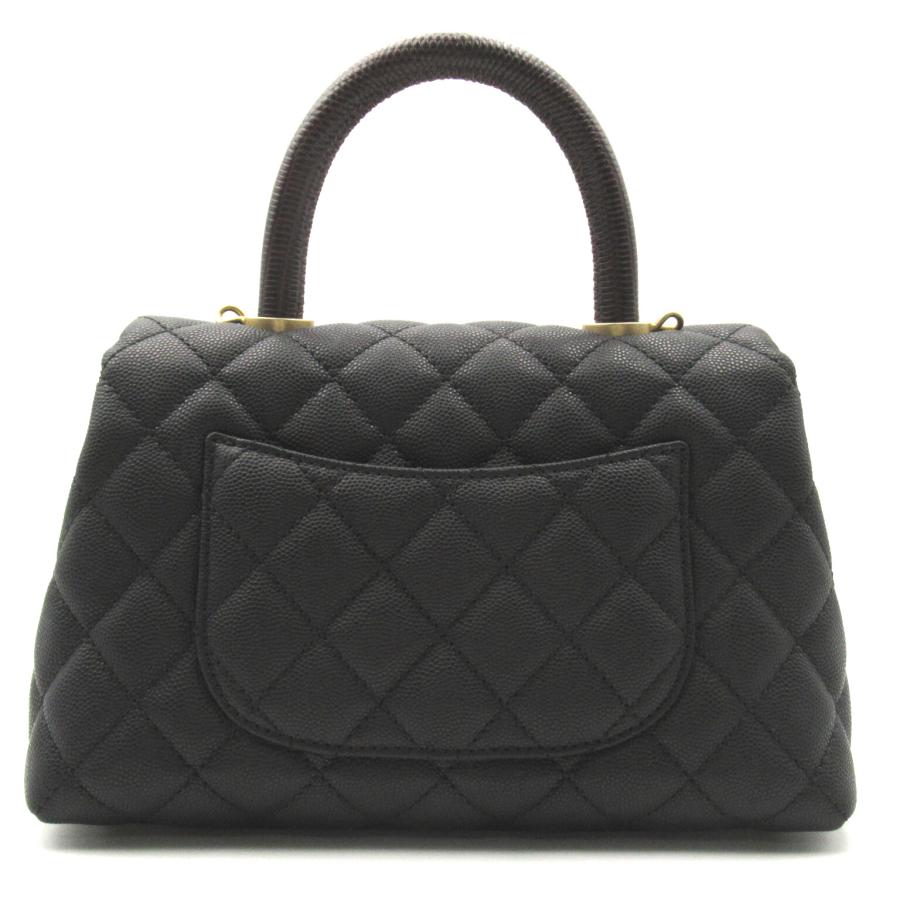 CHANEL シャネル 2wayショルダーバッグ ココハンドル22 ブラック CHANEL シャネル 2wayショルダーバッグ ココハンドル22 ブラック
