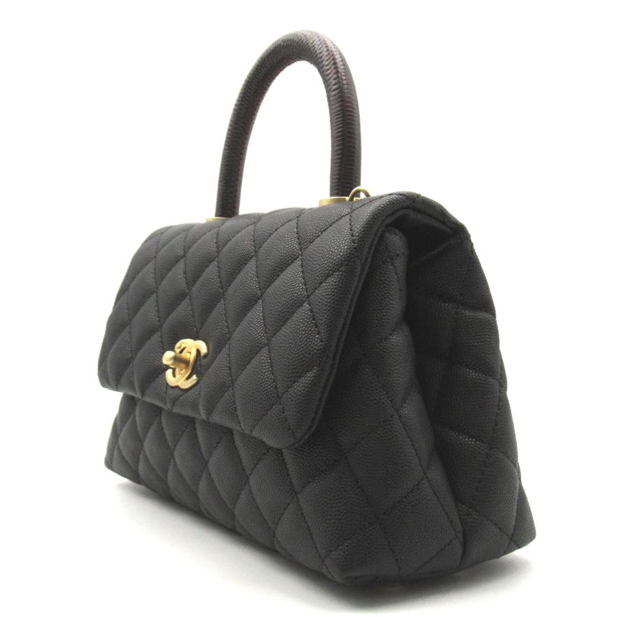 CHANEL シャネル 2wayショルダーバッグ ココハンドル22 ブラック CHANEL シャネル 2wayショルダーバッグ ココハンドル22 ブラック