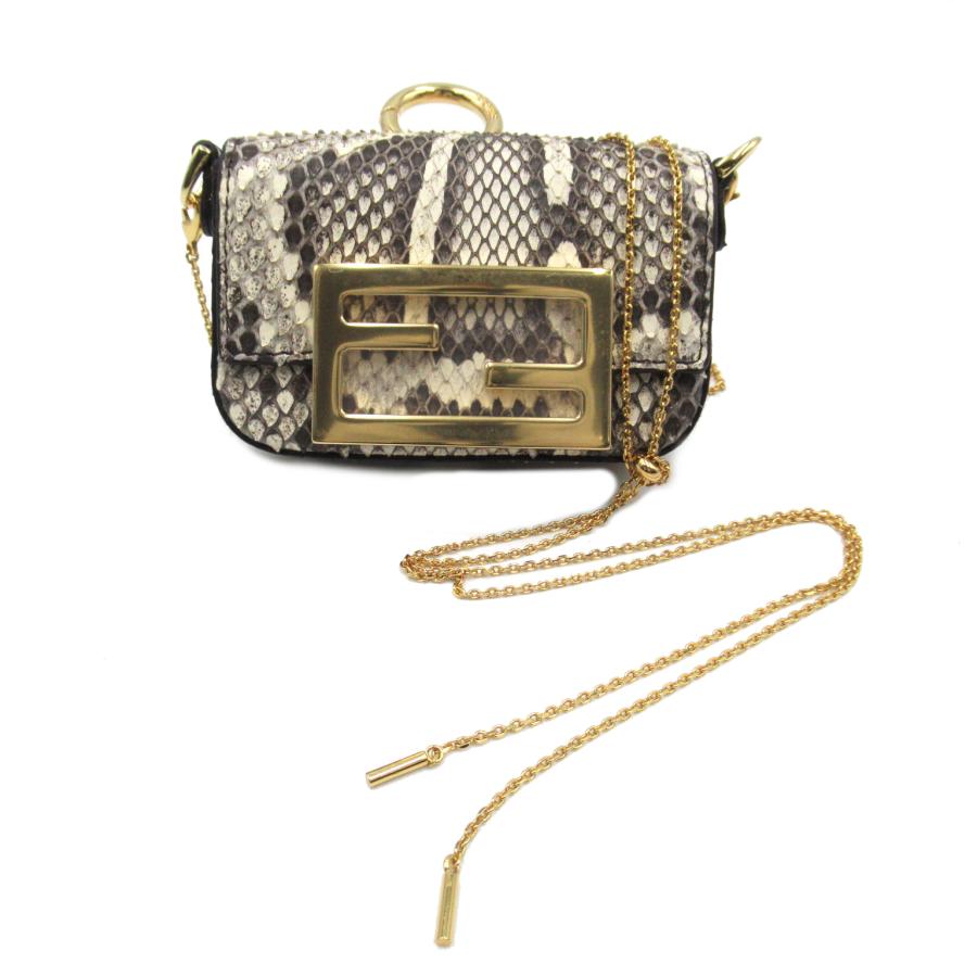 FENDI フェンディ チャーム ナノバゲットチャーム ベージュ系 その他 