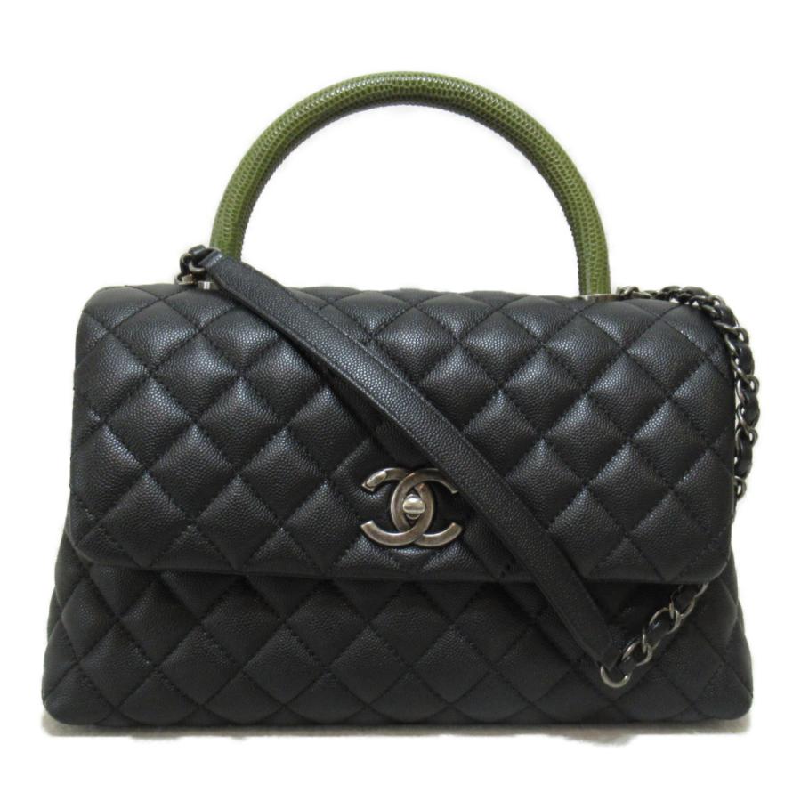 CHANEL シャネル ショルダーバッグ ココハンドル29 ブラック系 CHANEL シャネル ショルダーバッグ ココハンドル29 ブラック系
