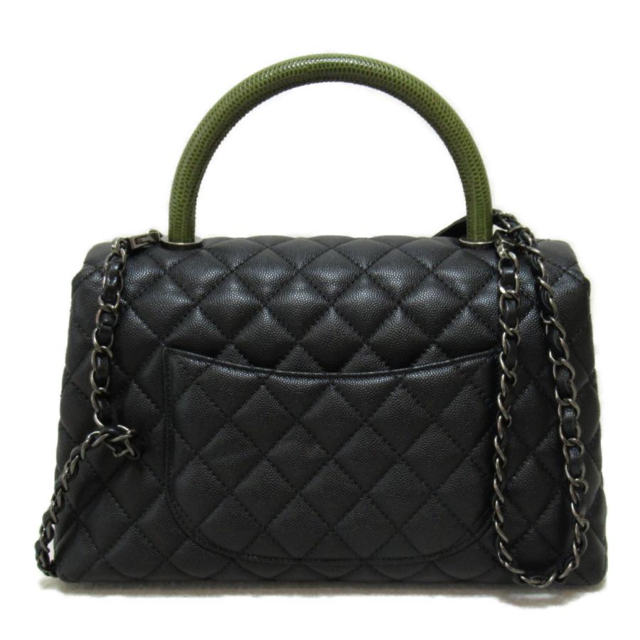 CHANEL シャネル ショルダーバッグ ココハンドル29 ブラック系 CHANEL シャネル ショルダーバッグ ココハンドル29 ブラック系