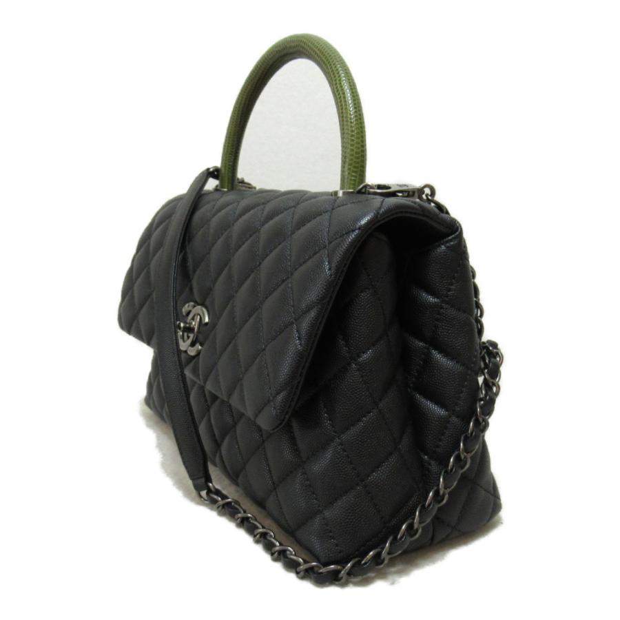 CHANEL シャネル ショルダーバッグ ココハンドル29 ブラック系 CHANEL シャネル ショルダーバッグ ココハンドル29 ブラック系