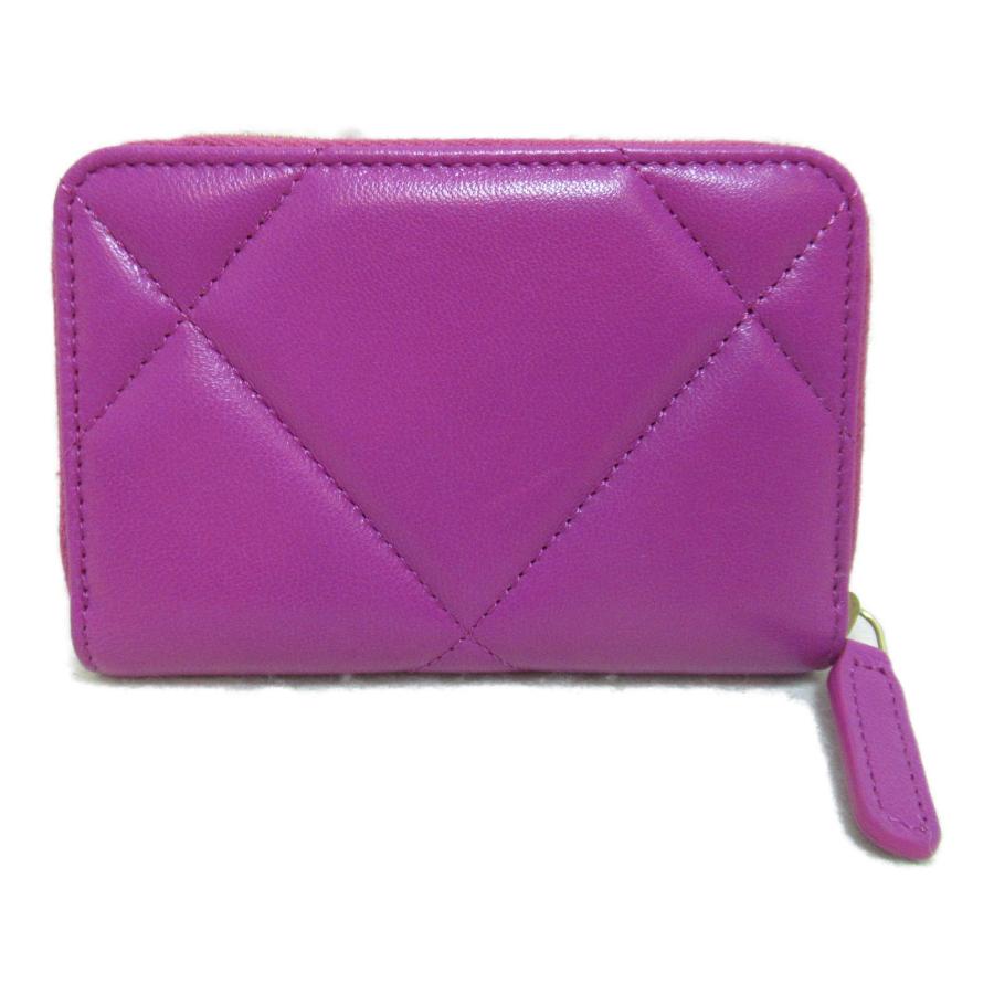 CHANEL シャネル コインケース シャネル19コインケース パープル CHANEL シャネル コインケース シャネル19コインケース パープル