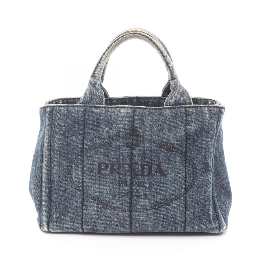 PRADA カナパ　デニムトートバッグ ミニ PRADA（プラダ） CANAPA カナパ ミニ ブランドオフ デニム トート