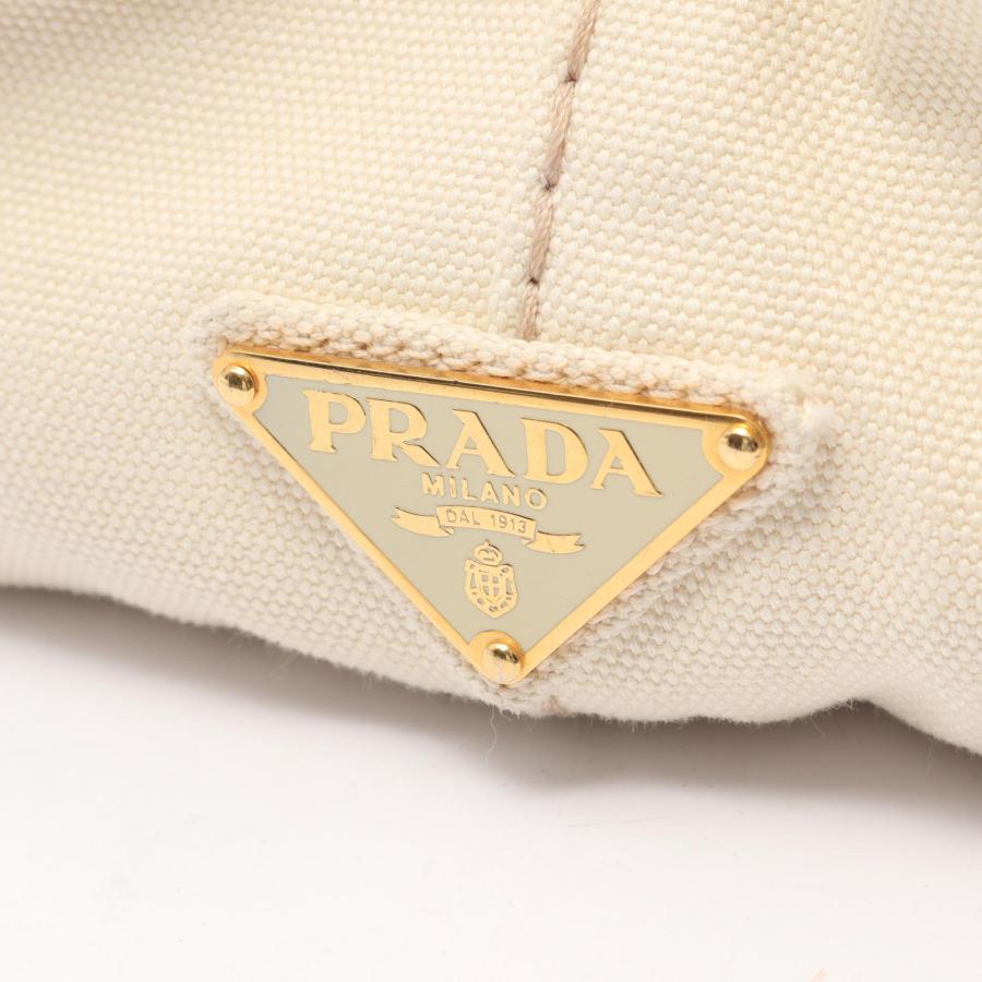 PRADA（プラダ） カナパ ブランドオフ キャンバス トートバッグ
