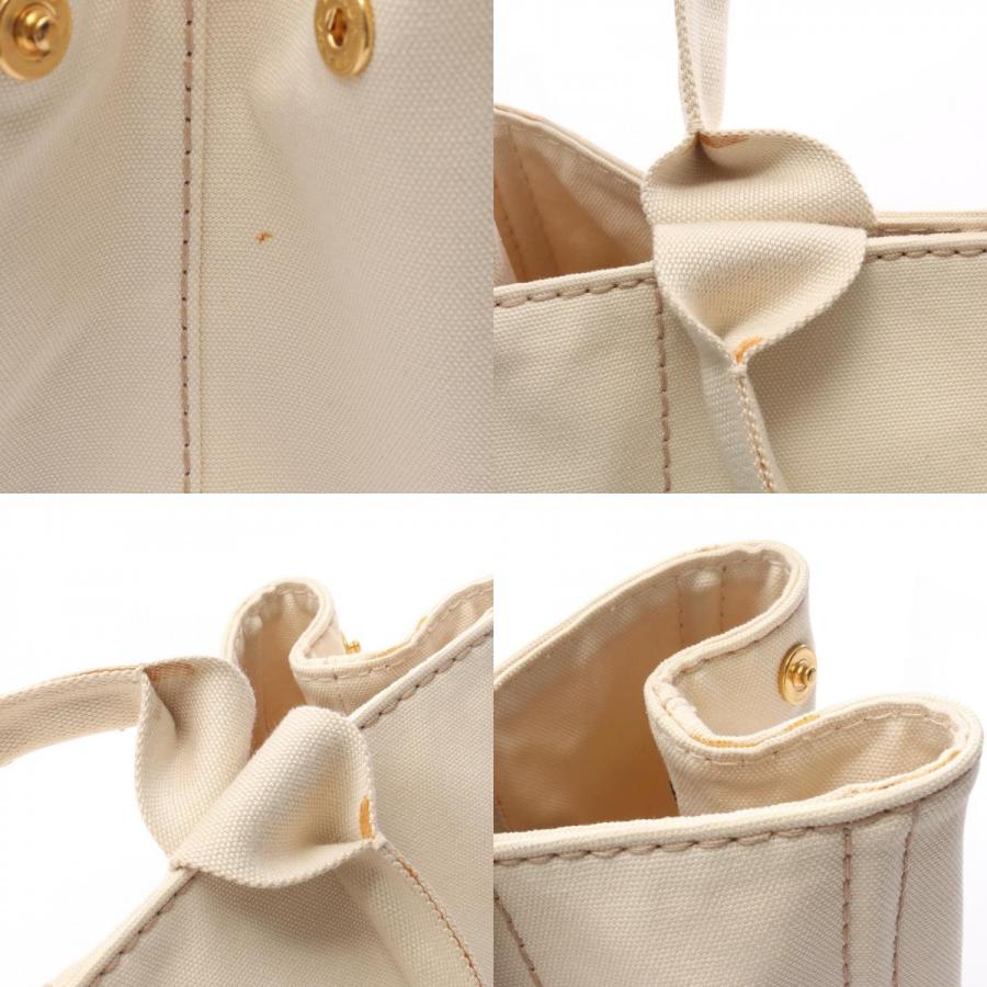 PRADA（プラダ） カナパ ブランドオフ キャンバス トートバッグ