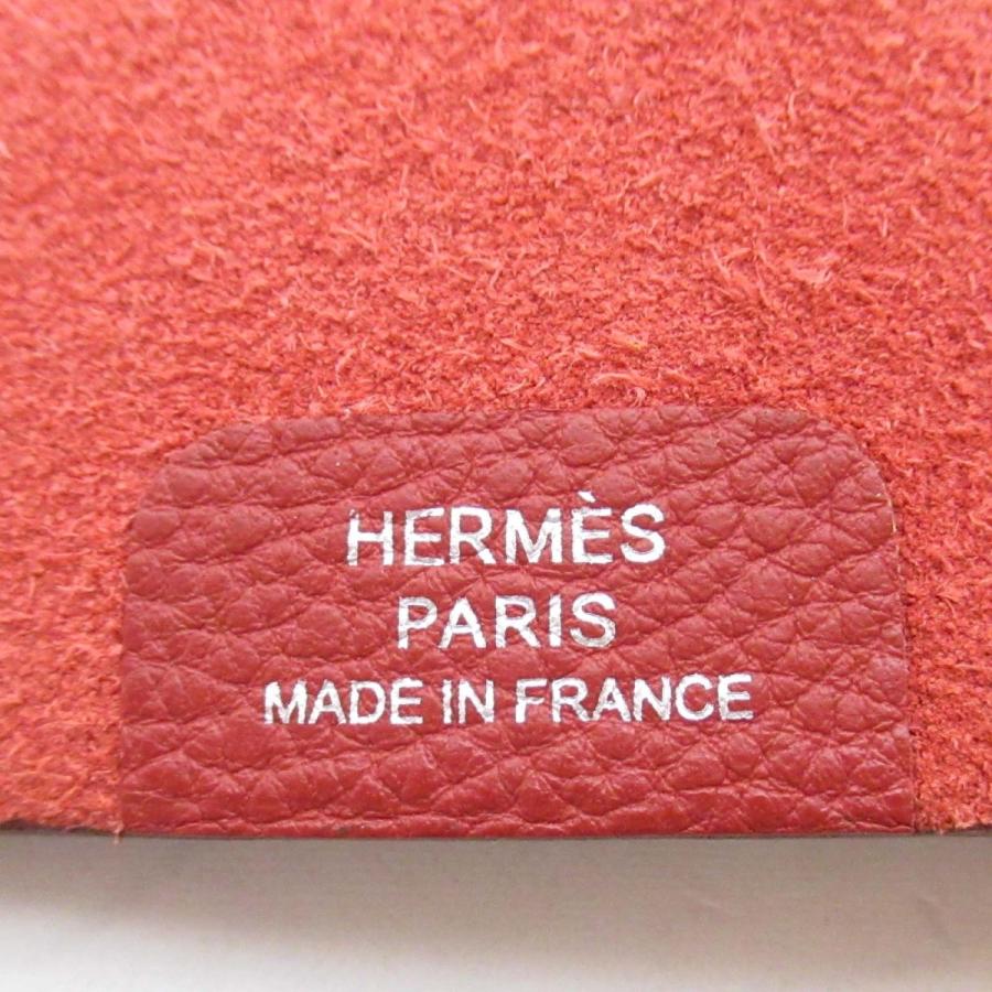HERMES エルメス 手帳カバー ユリスPM レッド系 レザー 中古 