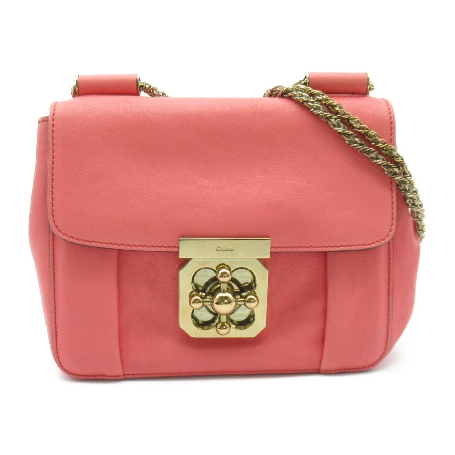 Chloe クロエ ショルダーバッグ ピンク系 レザー 中古 レディース 