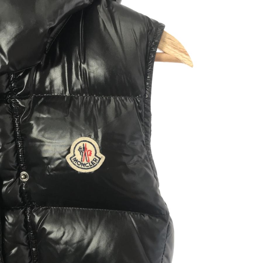 MONCLER モンクレール ダウンベスト ブラック系 ナイロン 中古 MONCLER モンクレール ダウンベスト ブラック系 ナイロン 中古