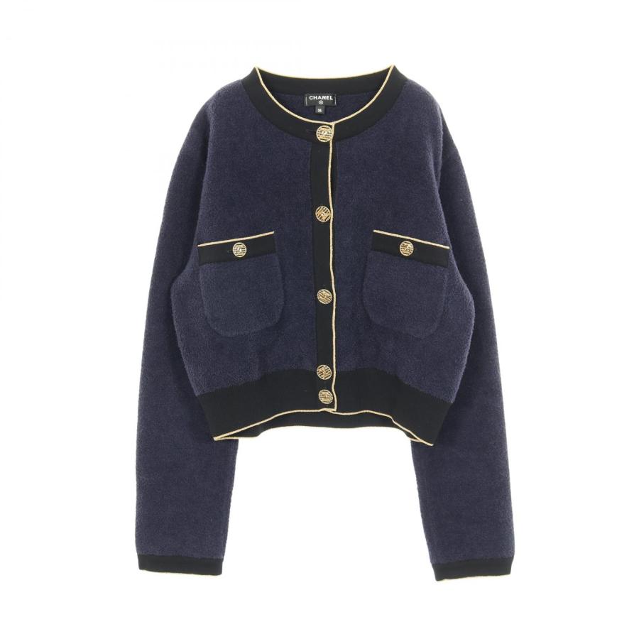 【セール中本日まで‼️】CHANEL シャネル カーディガン ココマークボタン CHANEL（シャネル） ココマークボタン ブランドオフ コットン