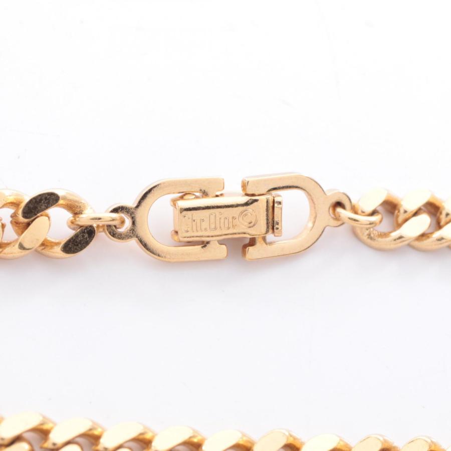 【美品】Christian Dior ゴールドメッキ ブレスレット　GP 喜平 ディオール CDロゴ ブランドオフ Dior GP（ゴールドメッキ