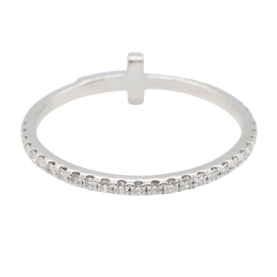 TIFFANY&Co.（ティファニー） Tワイヤーリング ダイヤ ブランドオフ