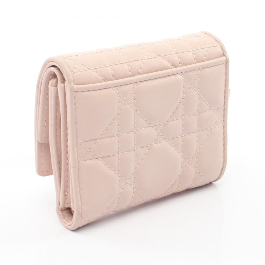 ディオール LADY DIOR ロータスウォレット カナージュ コンパクト