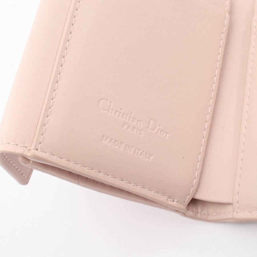 ディオール LADY DIOR ロータスウォレット カナージュ コンパクト