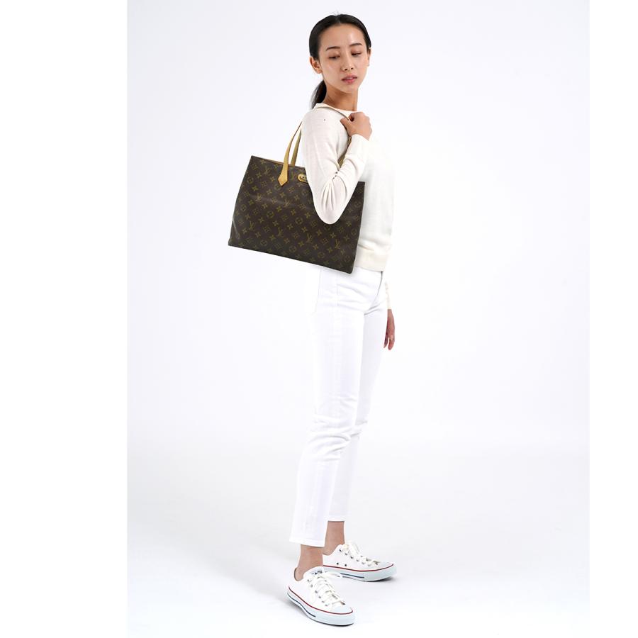LOUIS VUITTON ルイ・ヴィトン ウィルシャーMM ブラウン系 PVC 