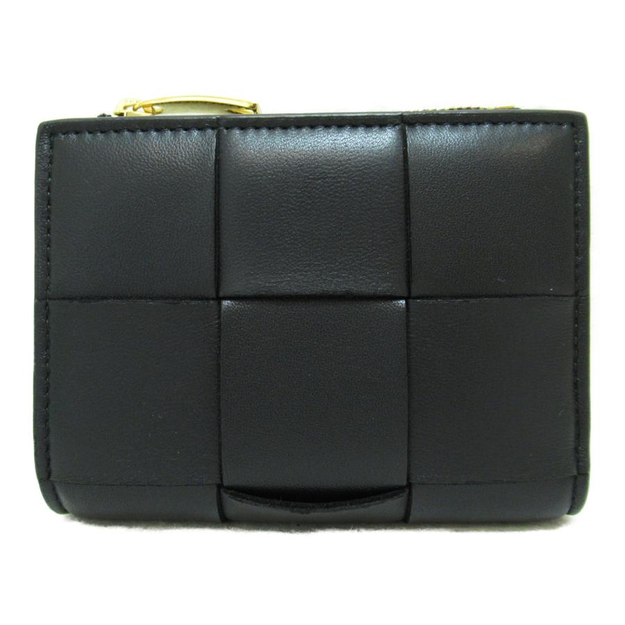 BOTTEGA VENETA ボッテガヴェネタ 二つ折り財布 二つ折財布 ブラック系 