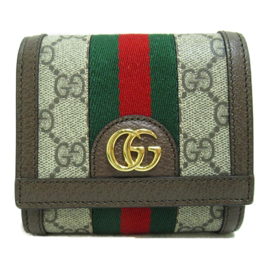 グッチ GGマーモント 二つ折り財布 ブランドオフ GUCCI レザー 二  