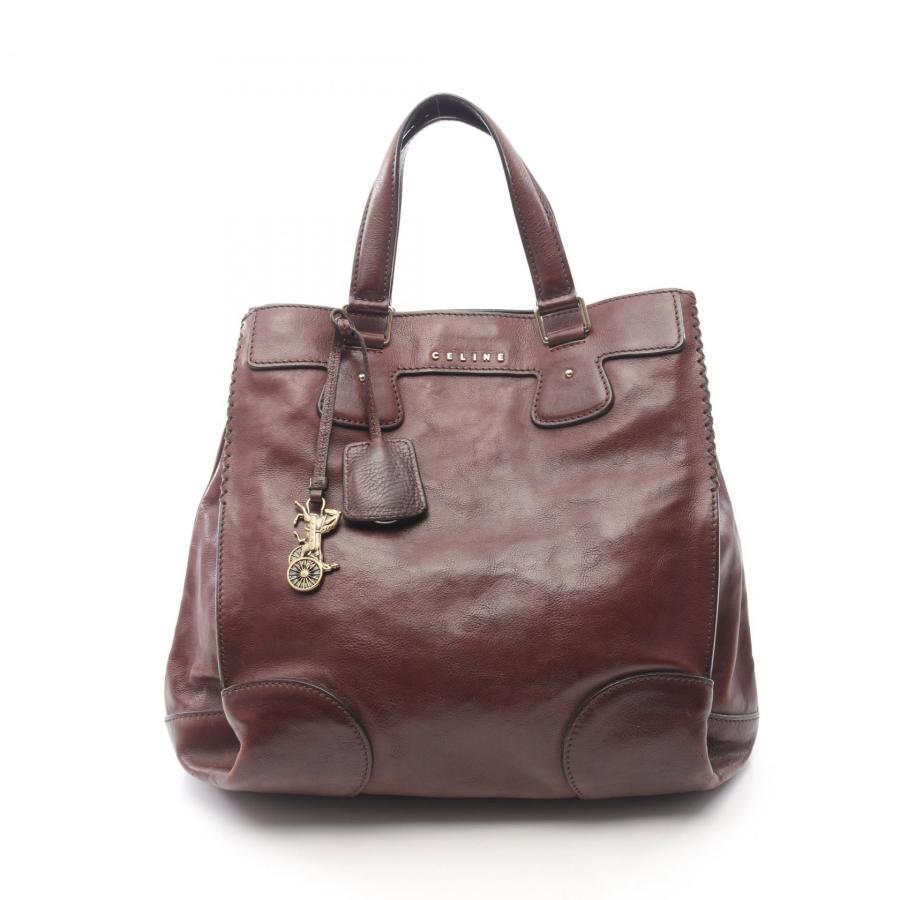CELINEセリーヌオルロフレザーバック CELINE（セリーヌ） オルロフ ブランドオフ レザー ハンドバッグ