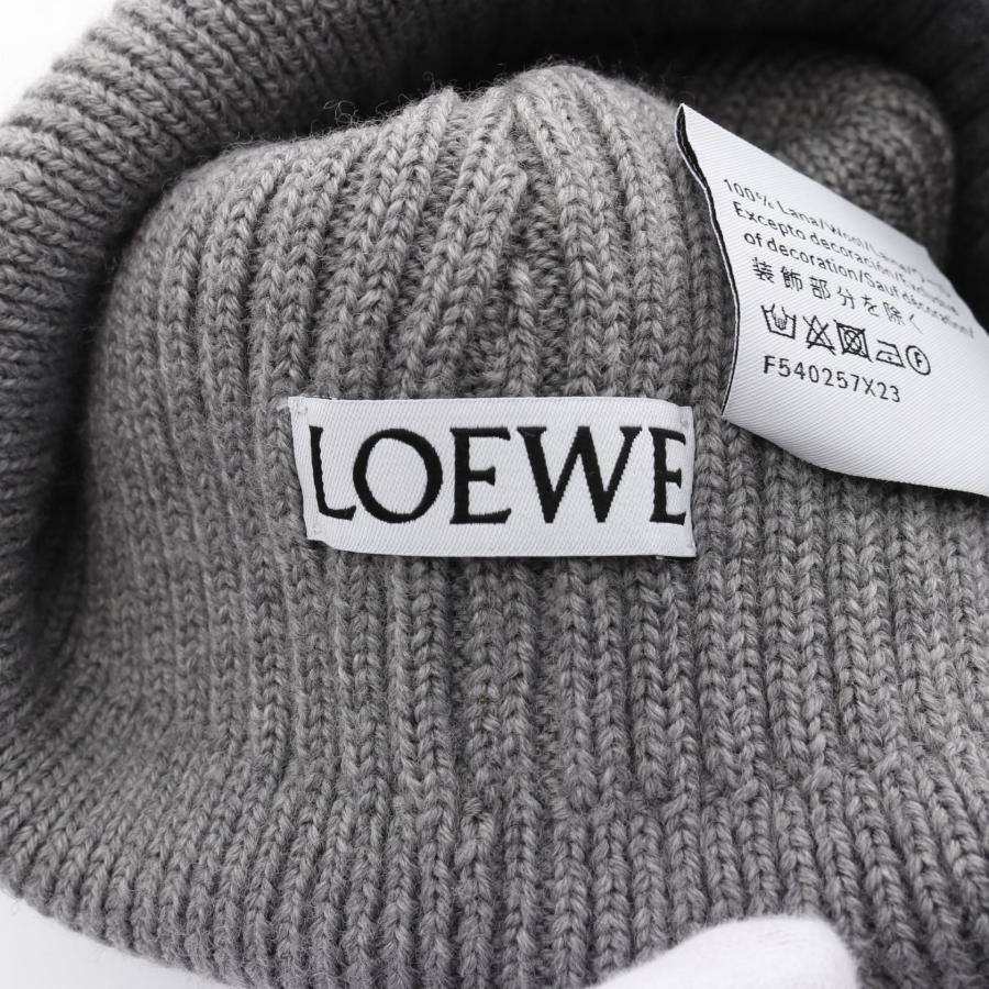 LOEWE ロエベ ブランドオフ ウール ニットキャップ 中古 LOEWE ロエベ ブランドオフ ウール ニットキャップ 中古