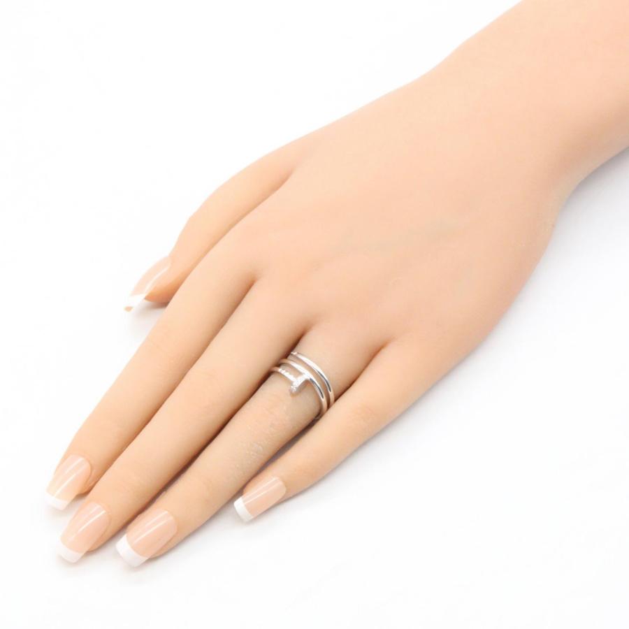 週末まで　極美品 Cartier カルティエリング ジュストアンクルK18WG Cartier（カルティエ） ジュストアンクルダイヤリング ブランドオフ