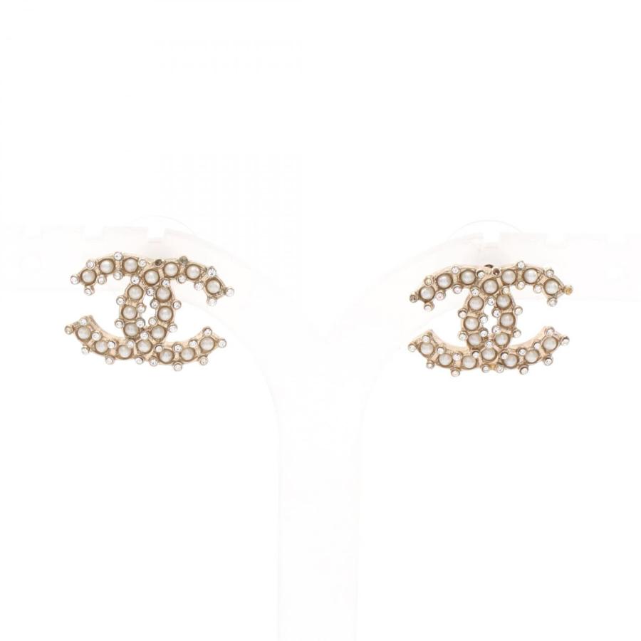 ！美品・希少！　CHANEL シャネル　ピアス　片耳　ゴールド　パール CHANEL（シャネル） ココマーク ブランドオフ CHANEL GP（ゴールド