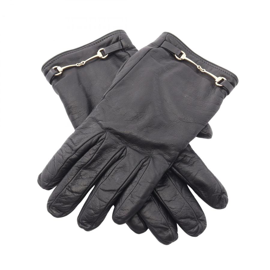 GUCCI（グッチ） ホースビット ブランドオフ レザー 手袋 中古