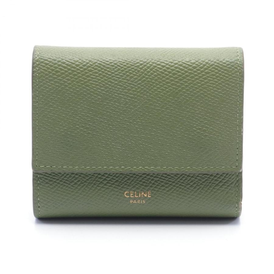 CELINE セリーヌ スモール トリフォールドウォレット ブランドオフ 