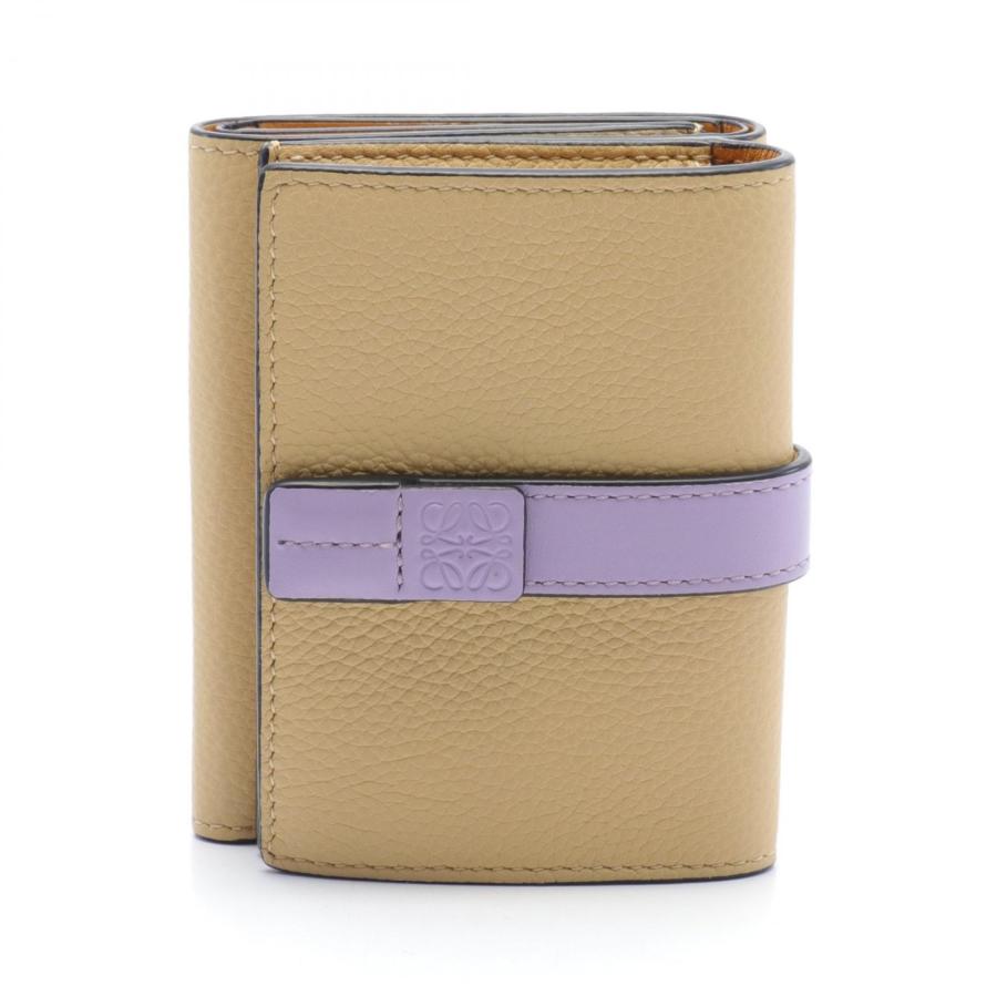 ロエベ トライフォールド ウォレット ブランドオフ LOEWE レザー 三 