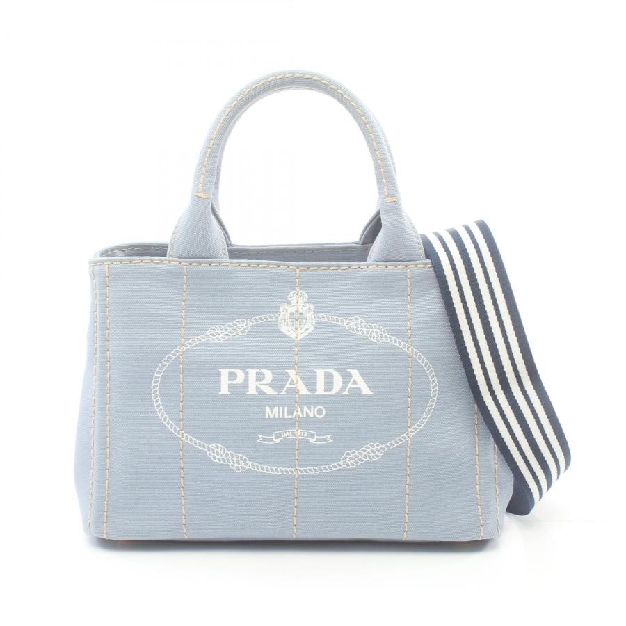 PRADA プラダカナパキャンパスト－トバッグ