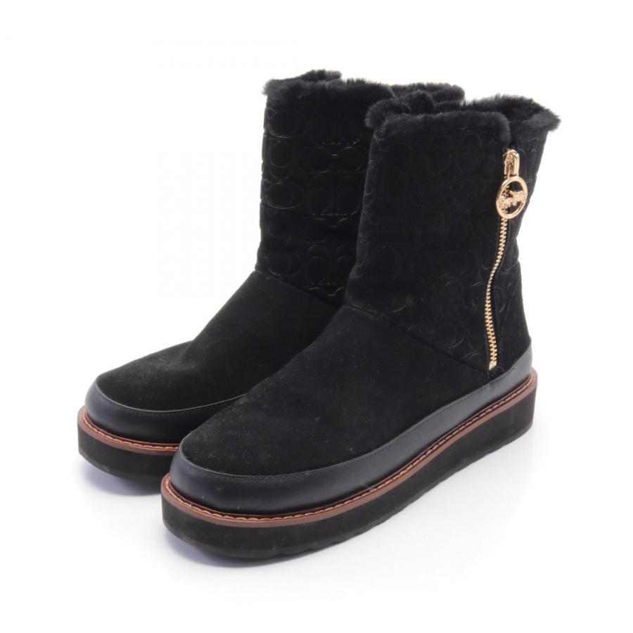 COACH コーチ Isa Boot ブランドオフ スウェード ブーツ スエード 中古 