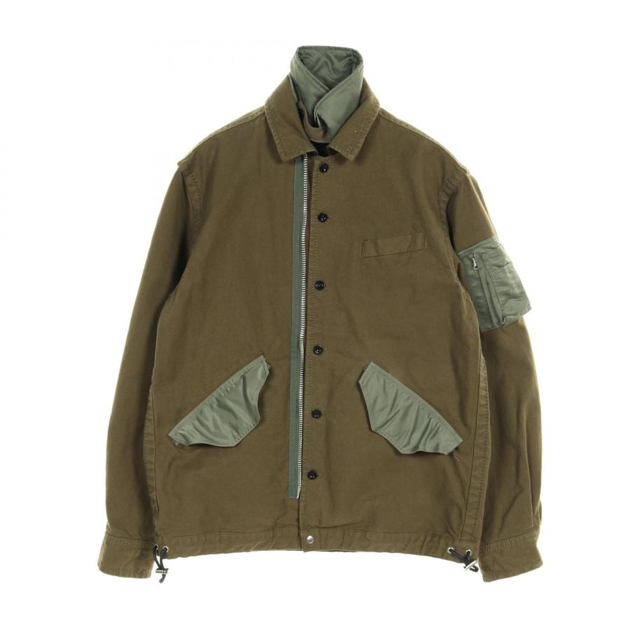 sacai サカイ Wool Surge Mix Blouson ブランドオフ Sacai ウール  