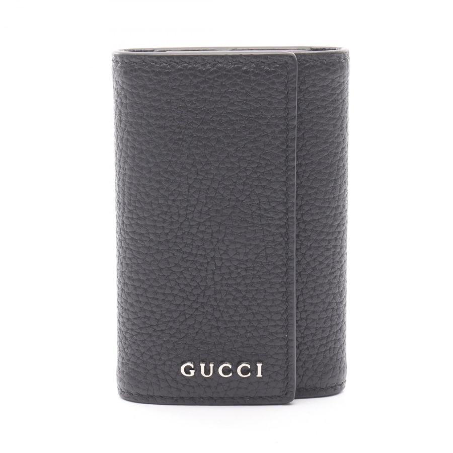 GUCCI（グッチ） ロゴ キーホルダー ブランドオフ レザー キーケース
