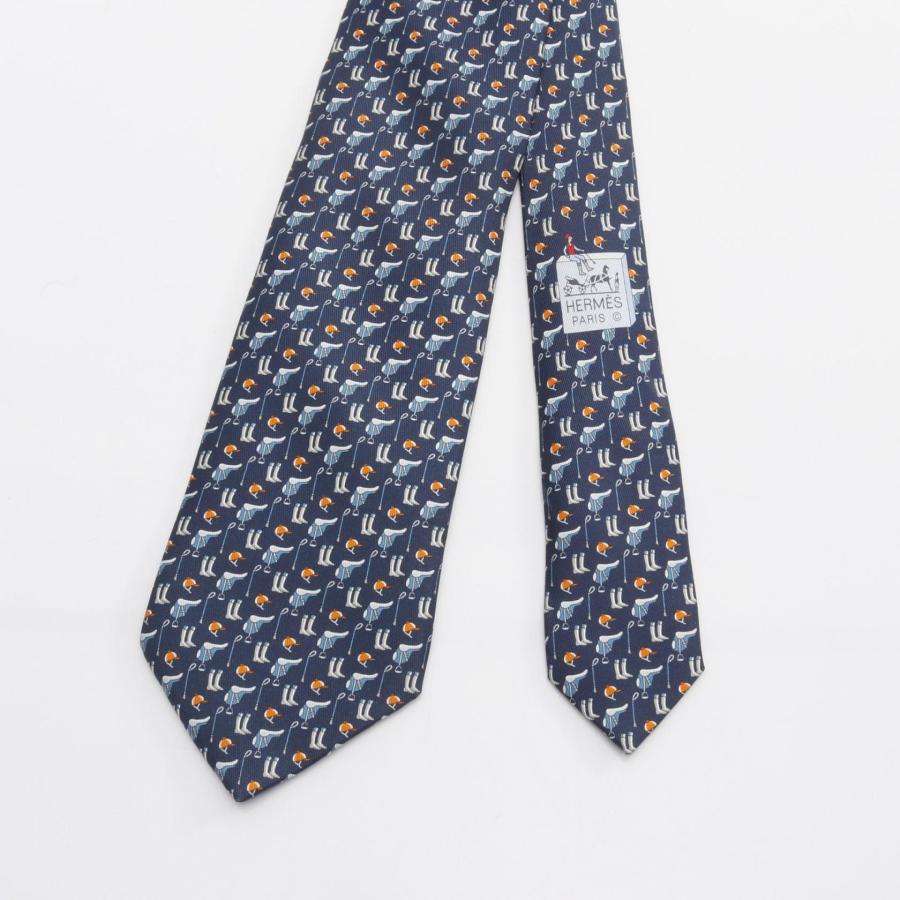 HERMES（エルメス） TENUE DE JOCKEY ブランドオフ シルク ネクタイ