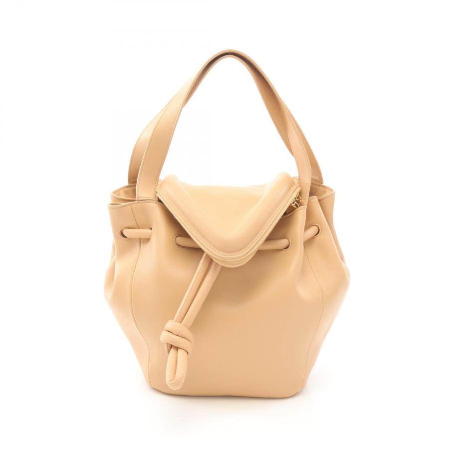 ボッテガヴェネタ BOTTEGA VENETA BEAK ビーク ハンドバッグ バッグ レザー レディース ベージュ系 【中古】 ボッテガヴェネタ BEAK ビーク ブランドオフ BOTTEGA VENETA レザー