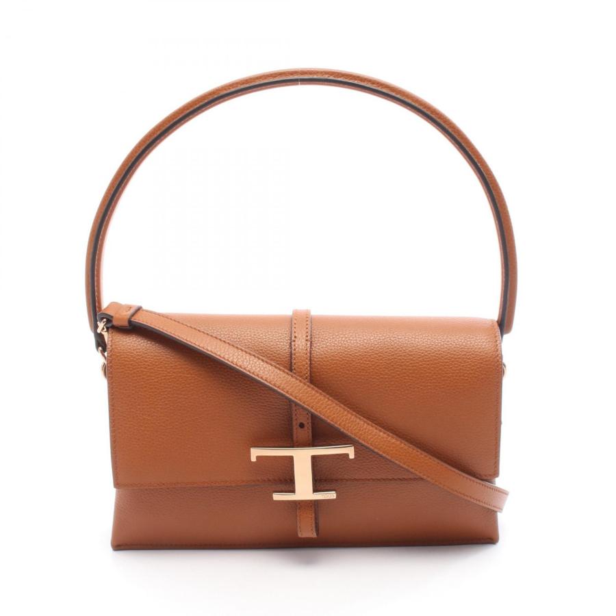 トッズ Tタイムレス フラップバッグ ミニ ブランドオフ TOD'S レザー