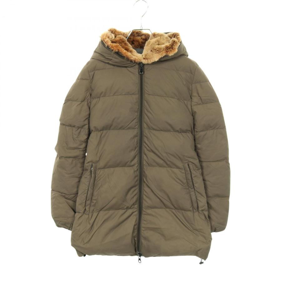 【値下中】DUVETICA　ARWEN　カーキ　ダウンジャケット　38 DUVETICA（デュベティカ） ARWEN ダウンコート カーキグリーン