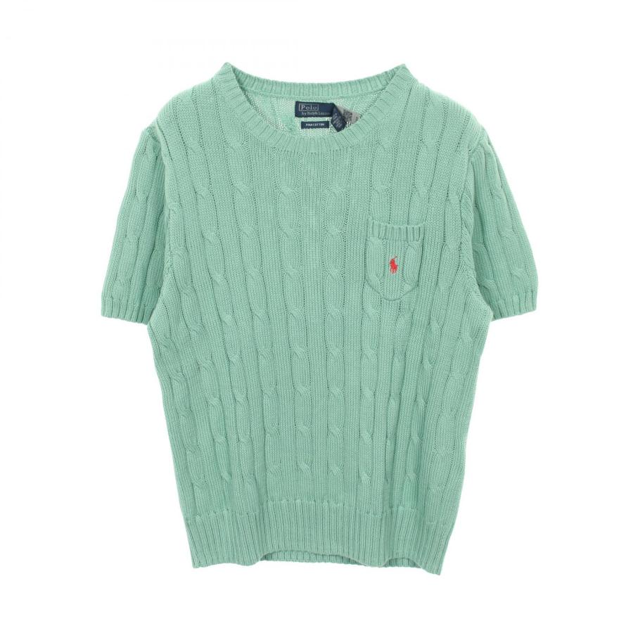 新品未使用　Polo Ralph Lauren ケーブルニット 半袖 S POLO RALPH LAUREN（ポロ・ラルフローレン） 半袖 ケーブル ブランド