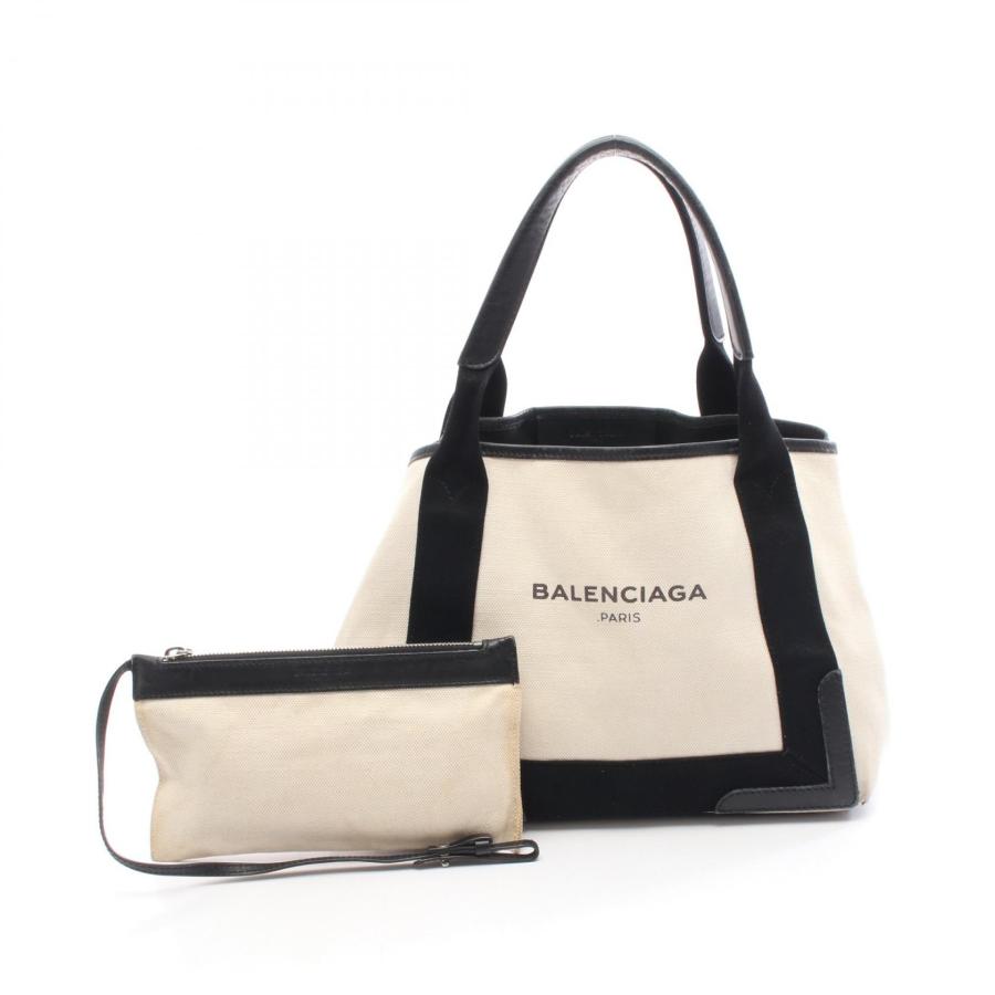 本物■バレンシアガ■ネイビー カバス S キャンバス トートバッグ ハンドバッグ BALENCIAGA（バレンシアガ） NAVY CABAS S ネイビーカバ ブランドオフ