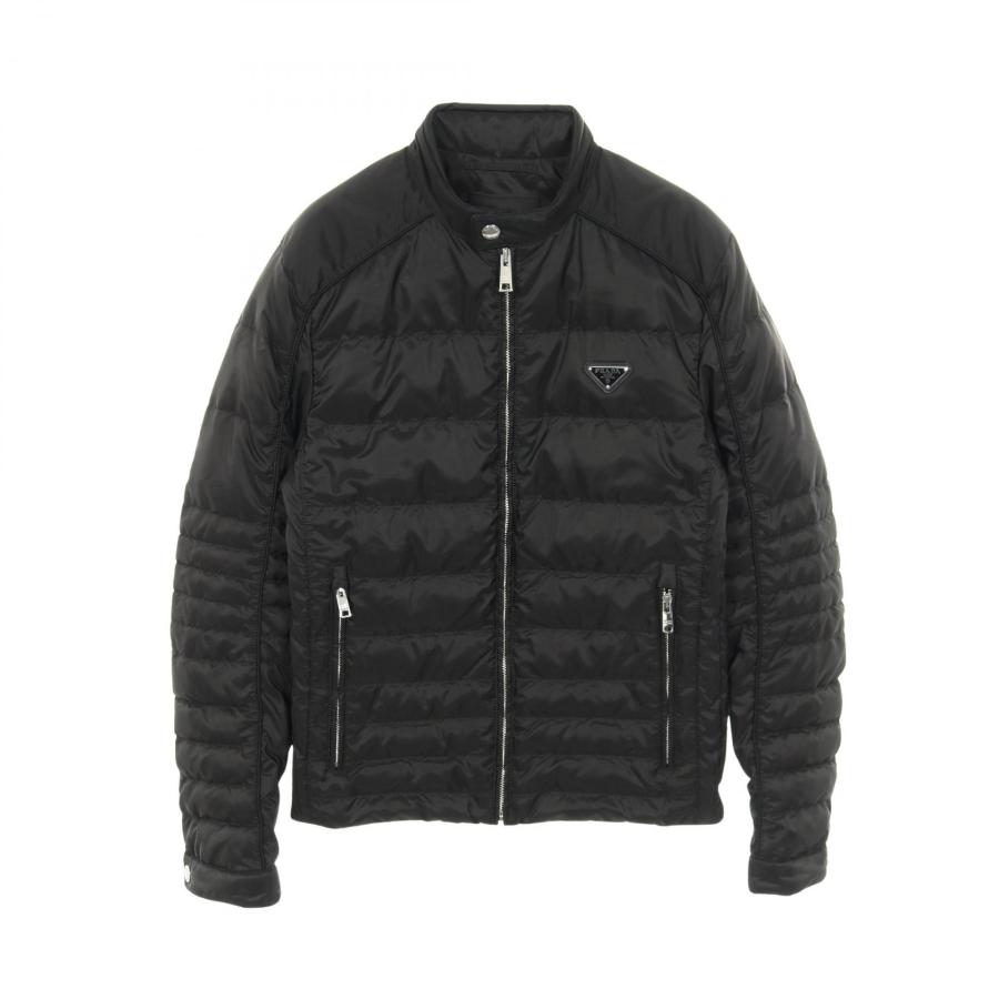 プラダ PRADA ダウンジャケット 衣料品 アウター ポリエステル メンズ ブラック系 【中古】 PRADA（プラダ） ブランドオフ その他 ダウンジャケット ポリエステル