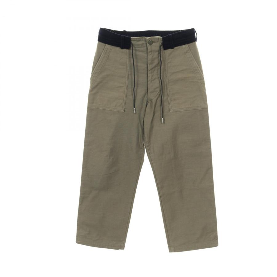 サカイ Sacai sacai × WTAPS WMILL-TROUSER 02 パンツ 衣料品 ボトムス コットン メンズ カーキ系 / ネイビー系 【中古】 sacai（サカイ） × WTAPS WMILL-TROUSER 02 ブランドオフ コットン