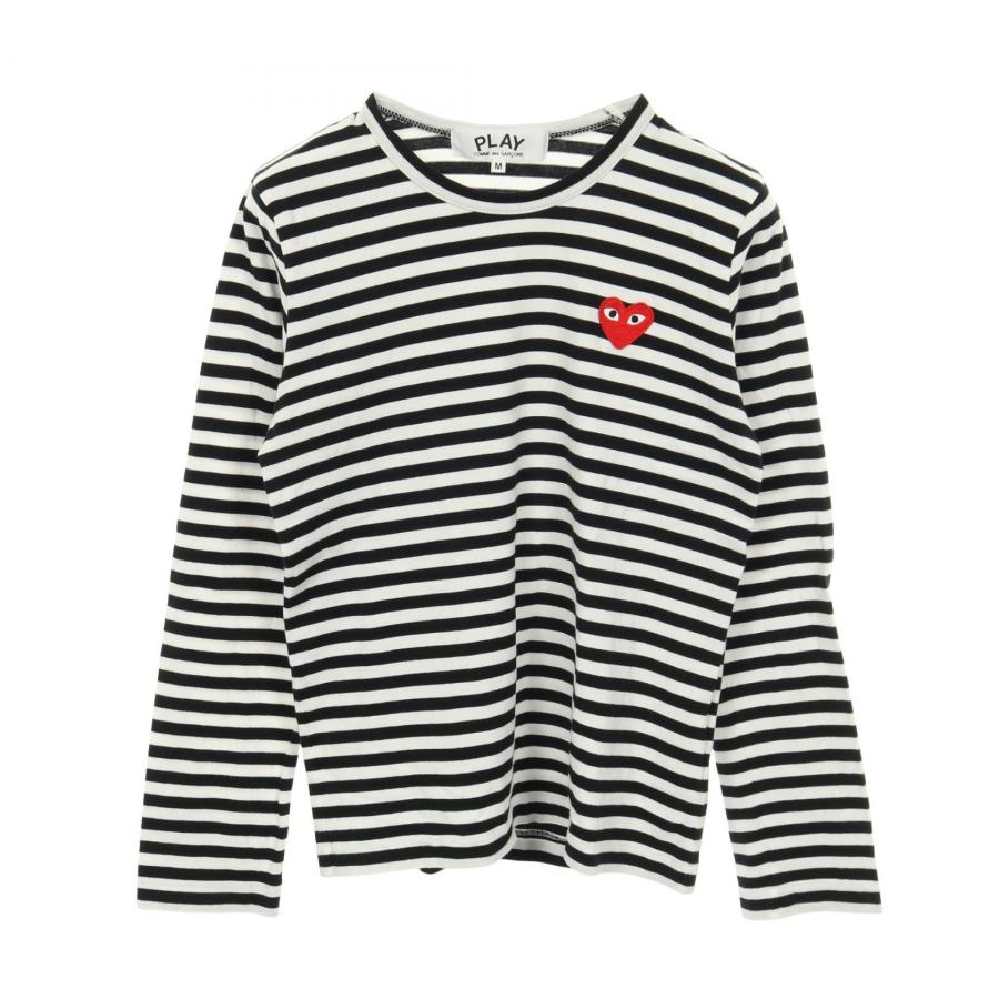 プレイコムデギャルソン レッドハート ボーダー ブランドオフ PLAY