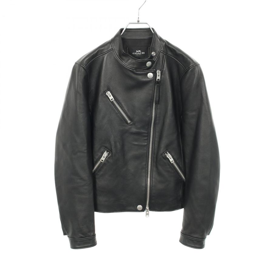 【超美品】コーチ COACH アップタウンレーサージャケット ライダース COACH（コーチ） Uptown Racer Jacket ブランドオフ レザー ライダース