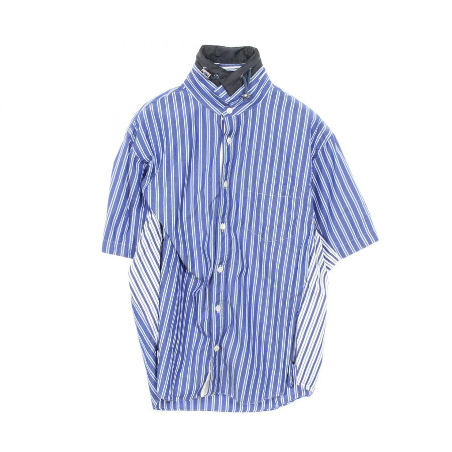 Sacai サカイ その他トップス ショートスリーブ ポプリン ストライプ sacai（サカイ） ショートスリーブ ポプリン ストライプ ブランドオフ