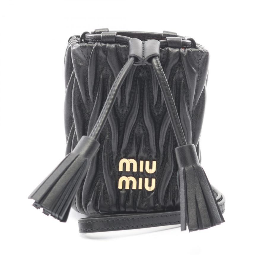 miumiu マテラッセ マイクロバッグ レザー ショルダーバッグ ミュウ マテラッセ マイクロバッグ ブランドオフ Miu レザー