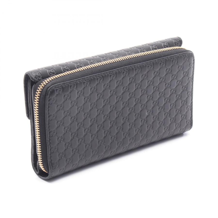GUCCI（グッチ） マイクログッチシマ ブランドオフ レザー 三つ折り長