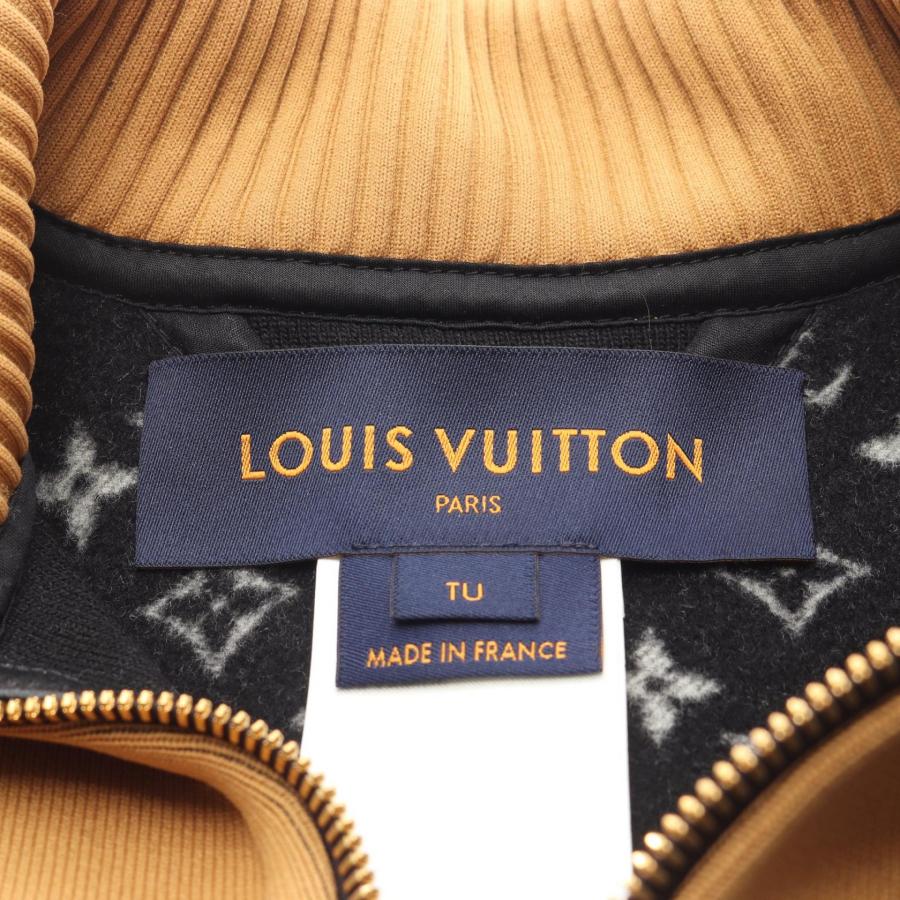ルイ・ヴィトン スポーティハイネックダブルフェイスケープ 裏地モノグラム ブランドオフ LOUIS VUITTON ポンの画像